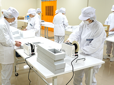 食品の検品作業